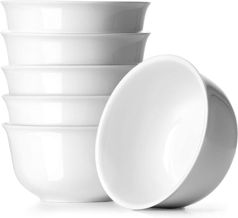 20 OZ Ceramic Soup Bowls & Cereal Bowls Set of 6 Bowls for Cereal, Soup, Oatmeal, Rice, Pasta, Salad - Dishwasher & Microwave Safe