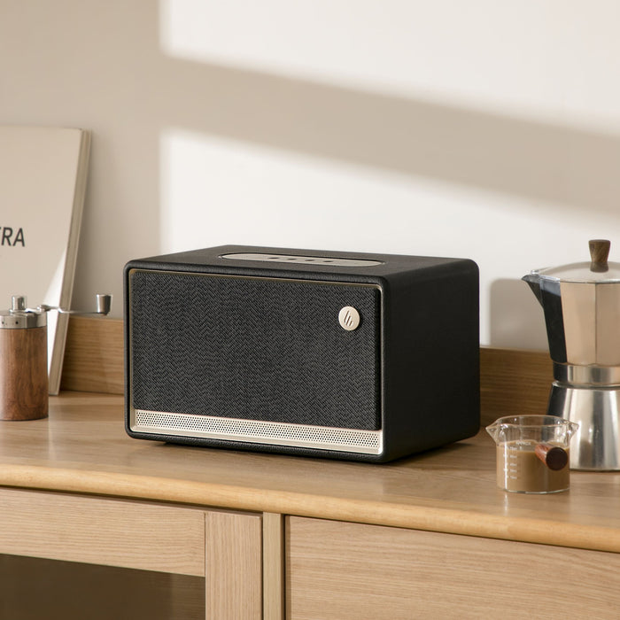 Edifier Tabletop Wireless Speaker, Hi-Res Audio Bluetooth 5.4 & 12H Long Playtime, Crystal Clear Sound Multiple Connectivity for Home Office Outdoor Desktop