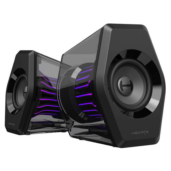 Edifier G2000PRO Desktop 2.0 Computer Gaming Speakers, Bluetooth USB 3.5mm AUX Inputs RGB Lights, 7.1 Surround Sound Multimedia Speaker for PC Laptop Woofer