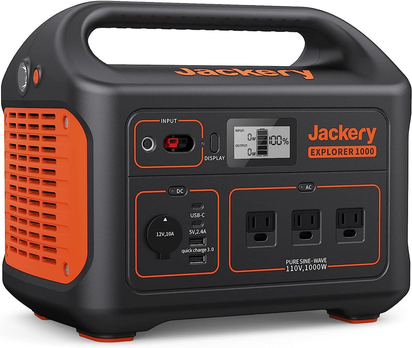 (Certified Refurbished) Jackery Portable Power Station Explorer 1000