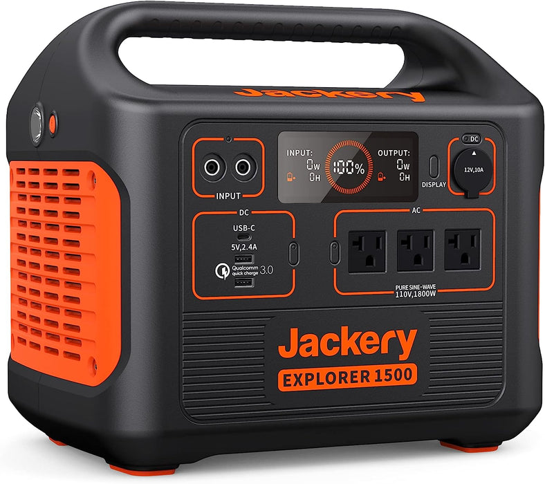 (Certified Refurbished) Jackery Portable Power Station Explorer 1500