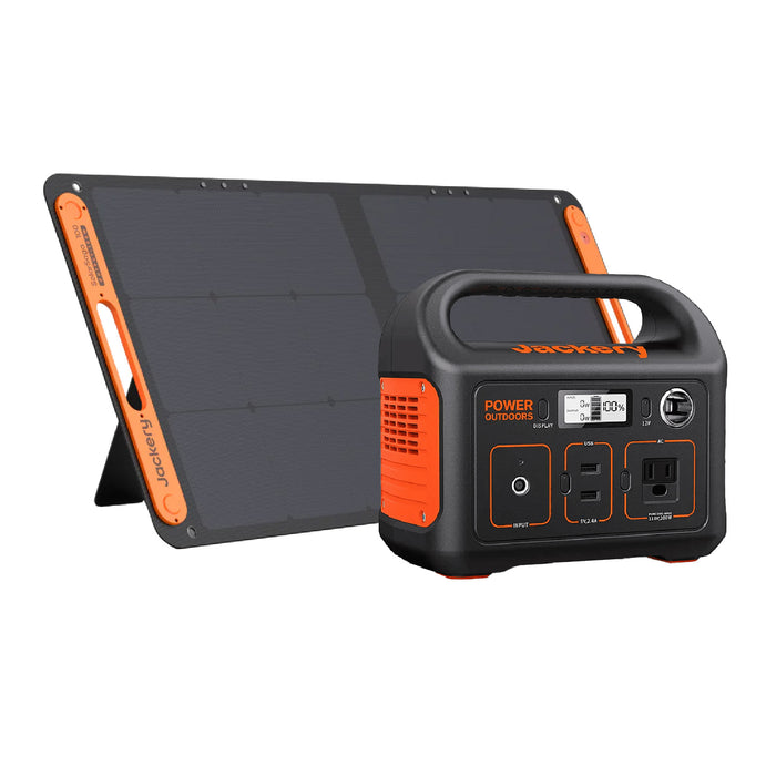 Jackery Explorer 290 and SolarSaga 100W Portable Solar Panel