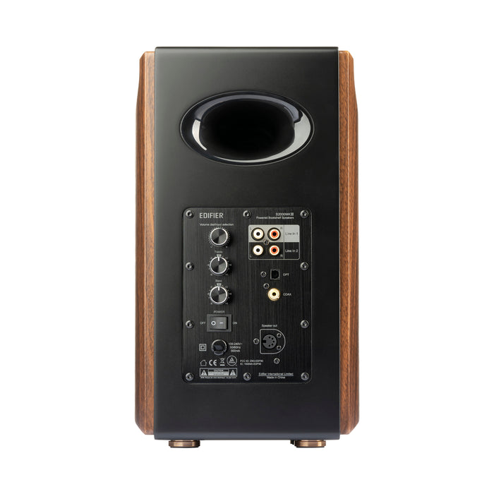 Edifier S2000MKIII Powered Bluetooth Bookshelf 2.0 Speakers with speaker stands