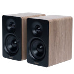 Edifier Bookshelf Speakers, 66W RMS Desktop Speakers, Hi-Res Audio & Hi-Res Wireless Audio Computer Speakers, Bluetooth V5.3 Speakers with USB-C AUX Input and Stands