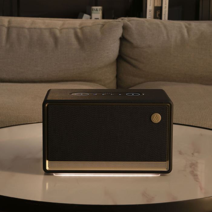 Edifier Tabletop Wireless Speaker, Hi-Res Audio Bluetooth 5.4 & 12H Long Playtime, Crystal Clear Sound Multiple Connectivity for Home Office Outdoor Desktop