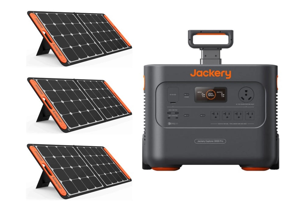 Jackery Solar Generator 3000 Pro with Solar Panel
