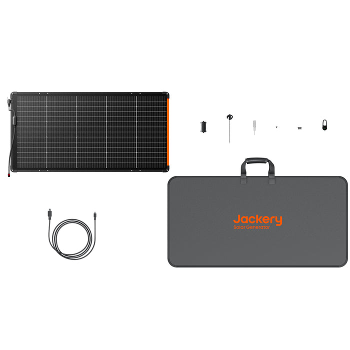 Jackery SolarSaga 340 X Portable Solar Panel, 340W High-Efficiency Solar Charger with IBC Technology, IP68 Waterproof & Dustproof Foldable Design, Rapid Charging for Explorer Power Stations, Off-Grid Living, RV, and Home Emergency Backup