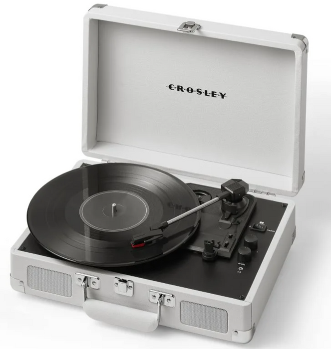 Cruiser Plus Record Player In White Sand