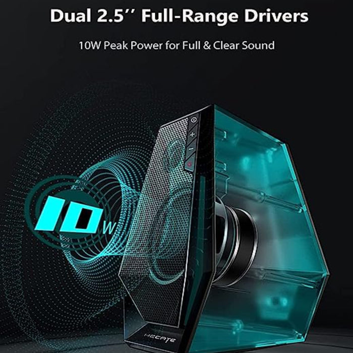 Edifier G1500 Computer Speakers, Hecate Gaming Speakers with RGB, Bluetooth 5.3, USB Input, 3.5mm AUX Input Supported