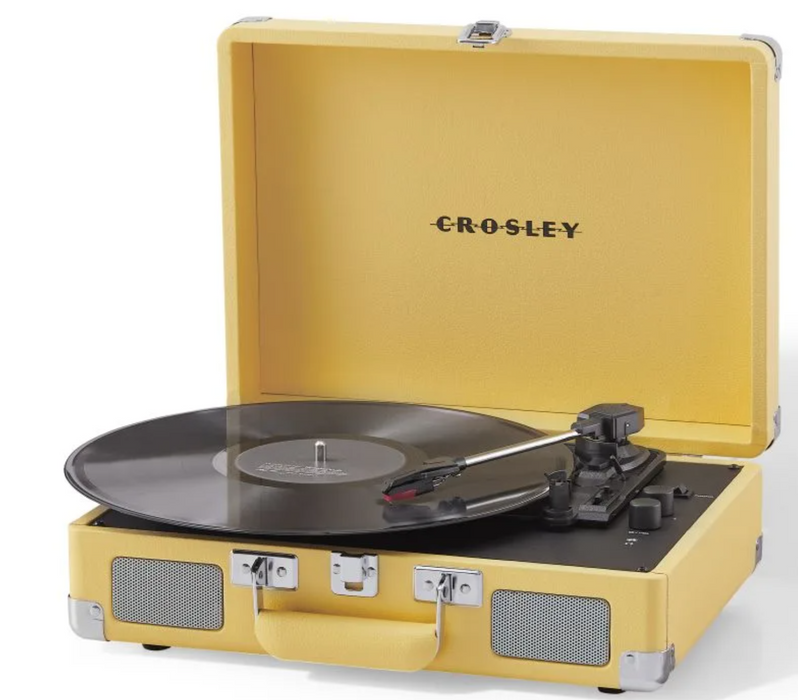 Cruiser Plus Record Player In Lemon Yellow