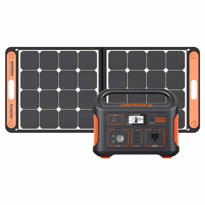 Jackery Solar Generator Explorer 500 with 1xSolarSaga 100W Solar Panel