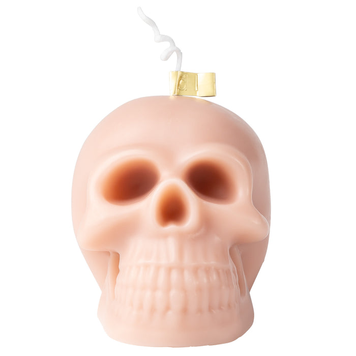 Rejuuv Halloween Skull Candle, Handcrafted Gothic Décor