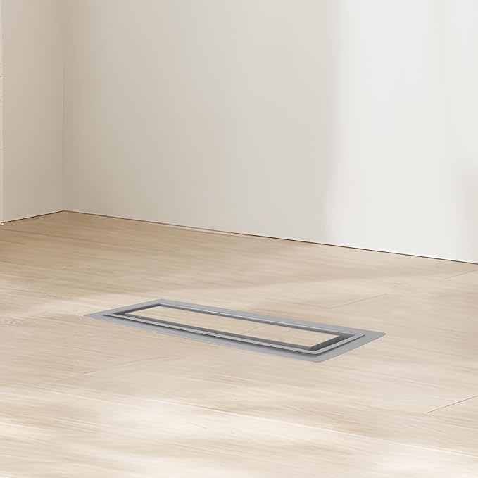 Zion 3" x 10" Flush Mount Floor Register Matte Modern Floor Vent for AC Heating Air Vent Cover