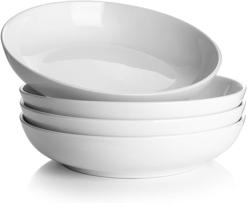 DOWAN Pasta Bowls, Large Ceramic Salad Serving Bowls set