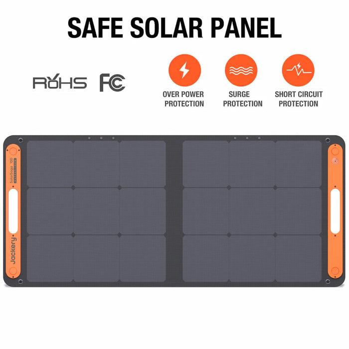 (Certified Refurbished) Jackery SolarSaga 100W Portable Solar Panel