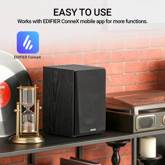 Edifier R990BT 2.0 Active Multimedia Speakers - Bluetooth Bookshelf Speakers - Powered Studio Monitor Speaker - MDF Enclosure - 24W RMS (Pair)