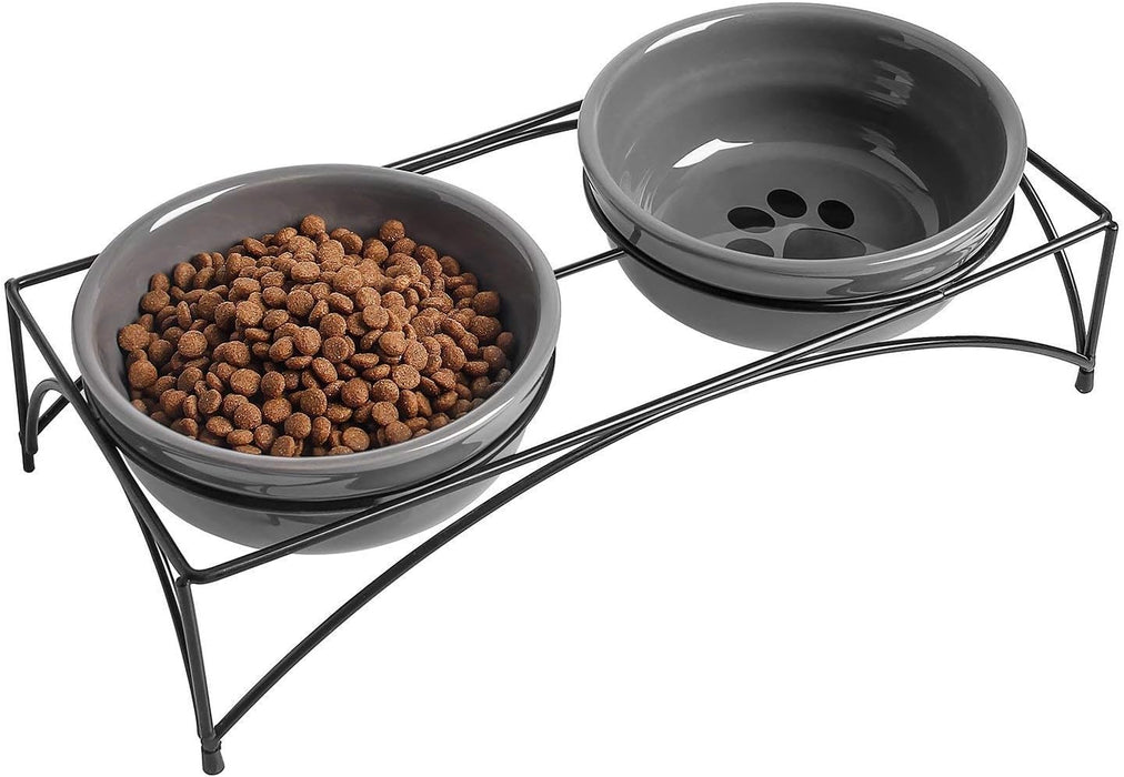 12 Oz Ceramic Cat Food Bowls,  Dishwasher Safe