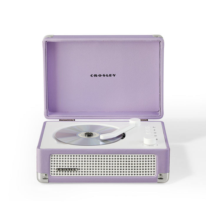 Crosley CR3505A-LN Cruiser Retro Portable CD Player with Stereo Bluetooth Speakers and FM Radio