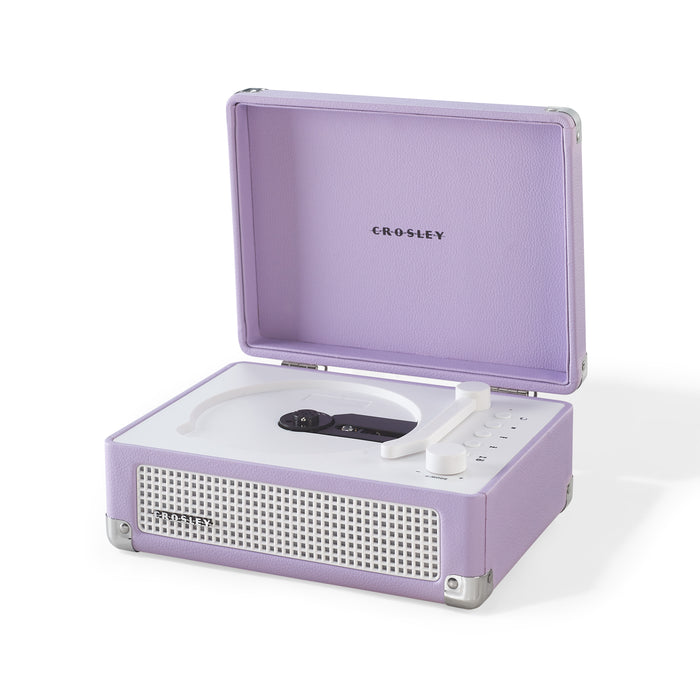 Crosley CR3505A-LN Cruiser Retro Portable CD Player with Stereo Bluetooth Speakers and FM Radio