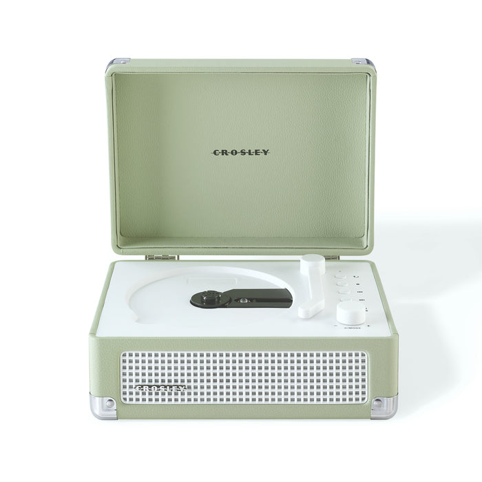 Crosley CR3505A-MT Cruiser Retro Portable CD Player with Stereo Bluetooth Speakers and FM Radio