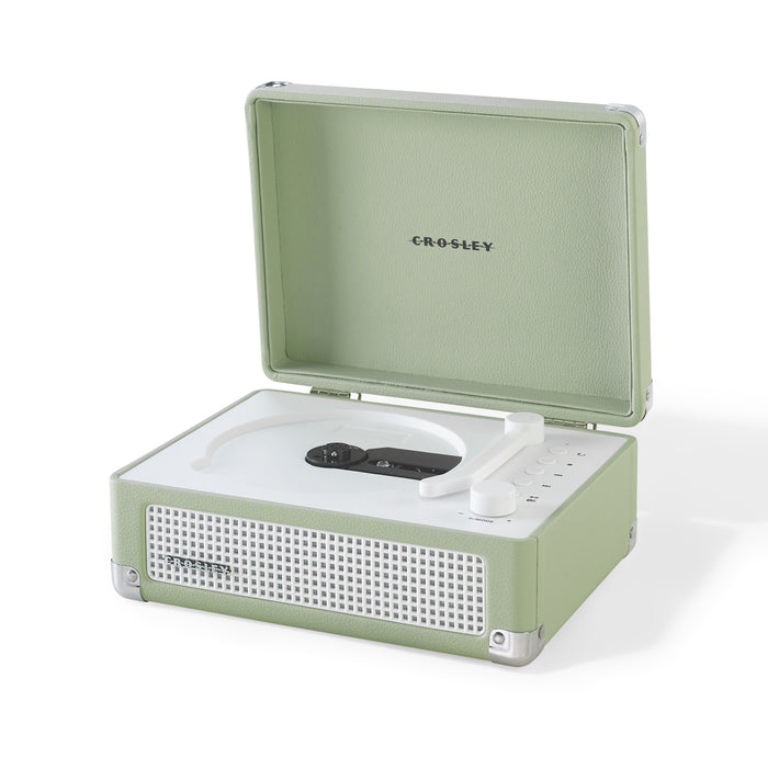 Crosley CR3505A-MT Cruiser Retro Portable CD Player with Stereo Bluetooth Speakers and FM Radio