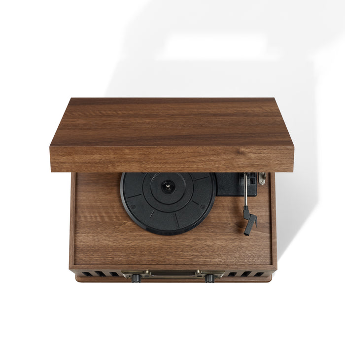 Crosley CR704B-WA Musician 3-Speed Turntable with Radio, CD/Cassette Player, Aux-in and Bluetooth