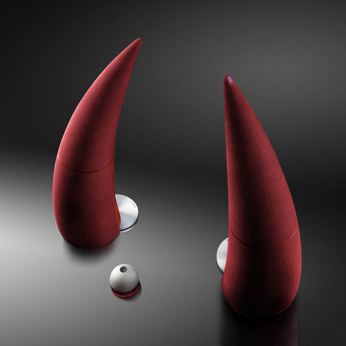 Edifier e30 Spinnaker 2.0 Bluetooth Speakers with Subwoofer Output - Burgundy