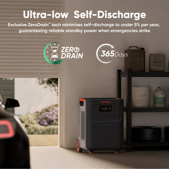 Jackery HomePower 3600 Plus Portable Power Station, 3600W AC Output, 3584Wh LFP Solar Generator, Expandable up to 21kWh, Essential Home Backup for Home Use, Emergencies, RV (Solar Panel Optional)
