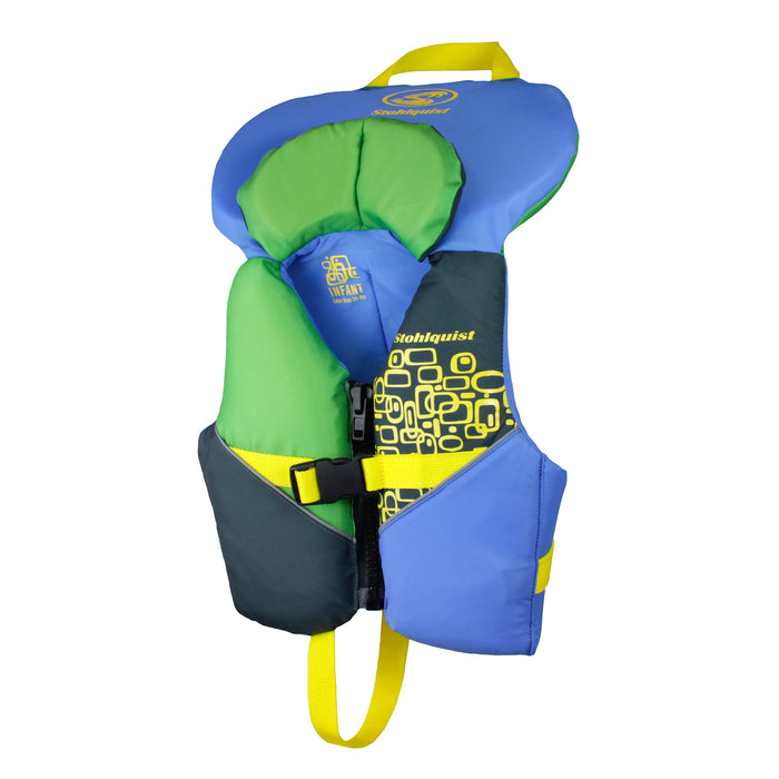 Stohlquist Infant Life Vest, Unisex Type II PFD Personal Flotation Device for Boys Girls Boat Beach Pool