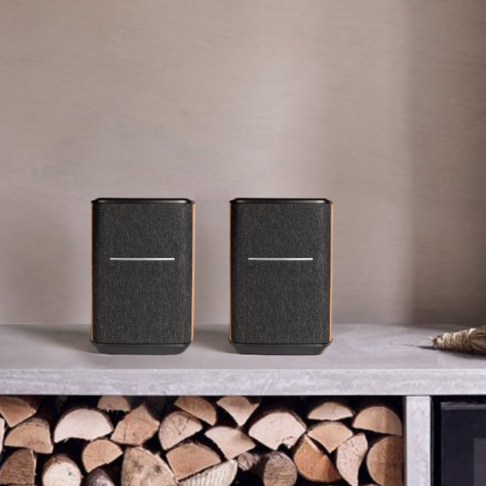 (Certified Refurbished) Edifier Wi-Fi Smart Speaker Bundle works with Alexa, AirPlay 2 and Spotify Connect - Pair