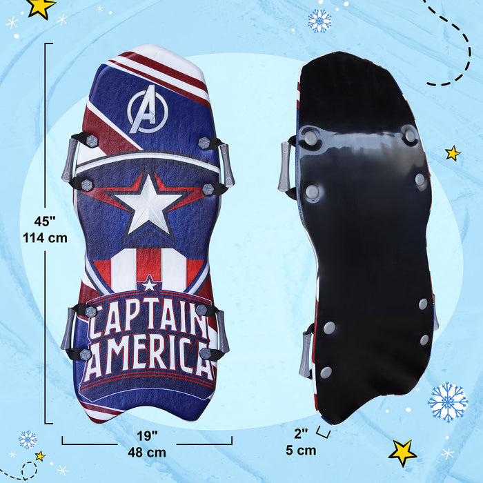 RYDR Marvel Classic Snow Sled (Captain America)