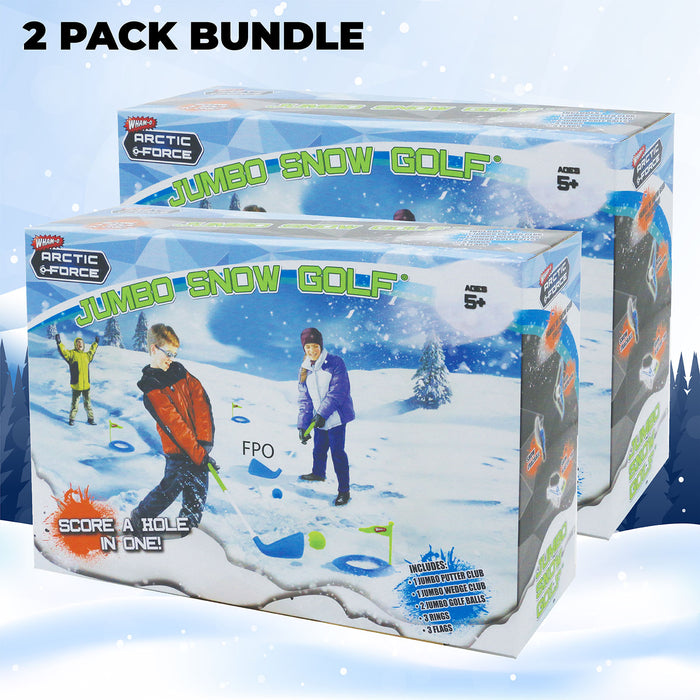 Wham-O Jumbo Snow Golf Kit (Glow In The Dark)