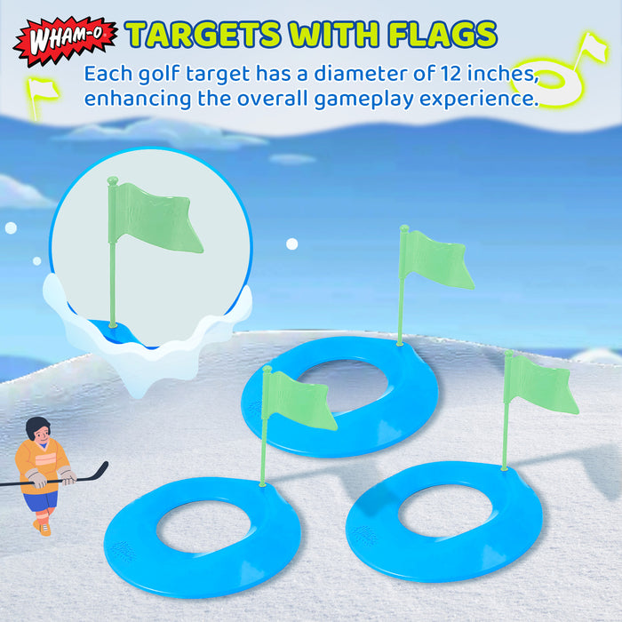 Wham-O Jumbo Snow Golf Kit (Glow In The Dark)