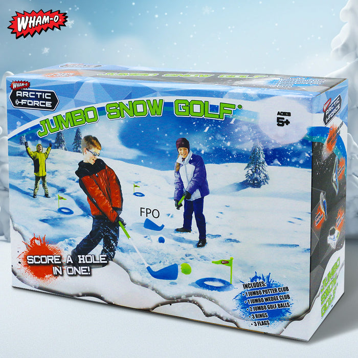 Wham-O Jumbo Snow Golf Kit (Glow In The Dark)