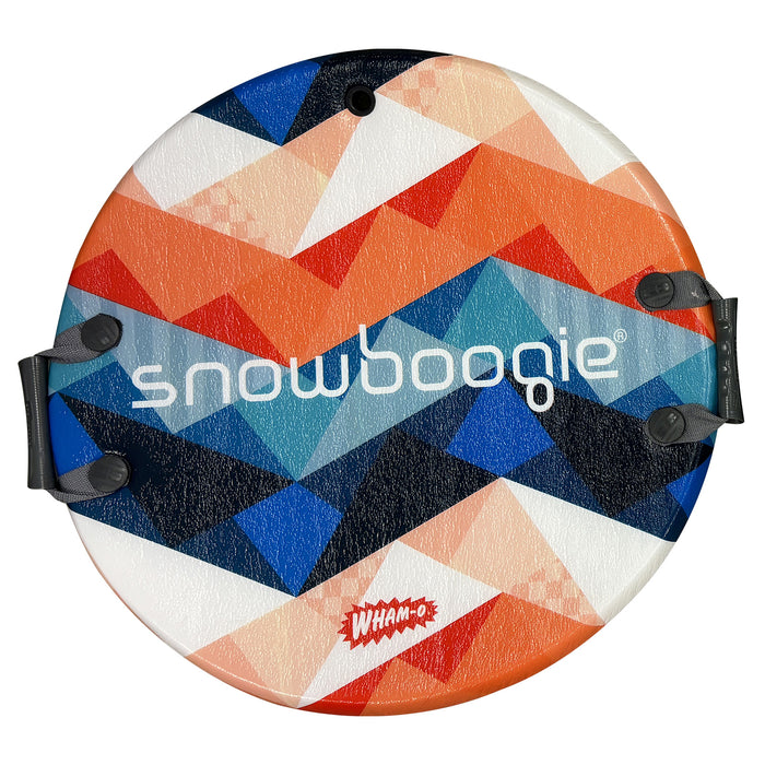 Wham-O Snowboogie Snow Sled - 26" Single Rider Winter Air Disc Sled (Orange/Red)