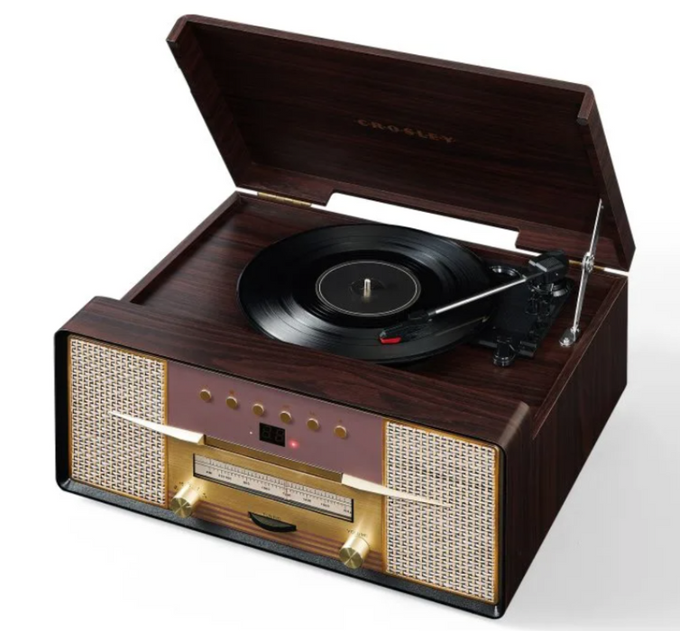 Rhapsody 7-In-1 Record Player In Mahogany