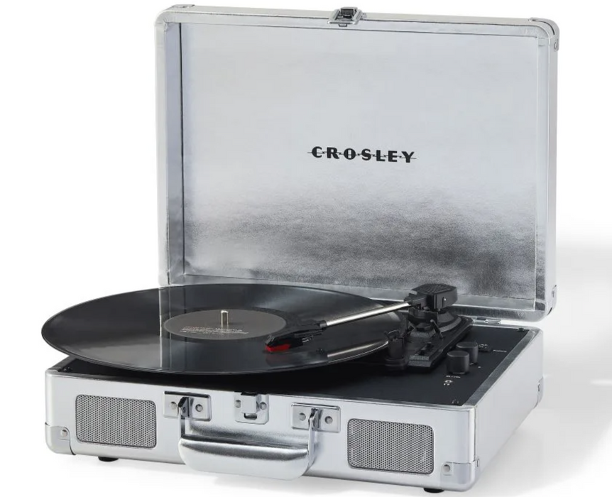 Cruiser Plus Record Player In Silver