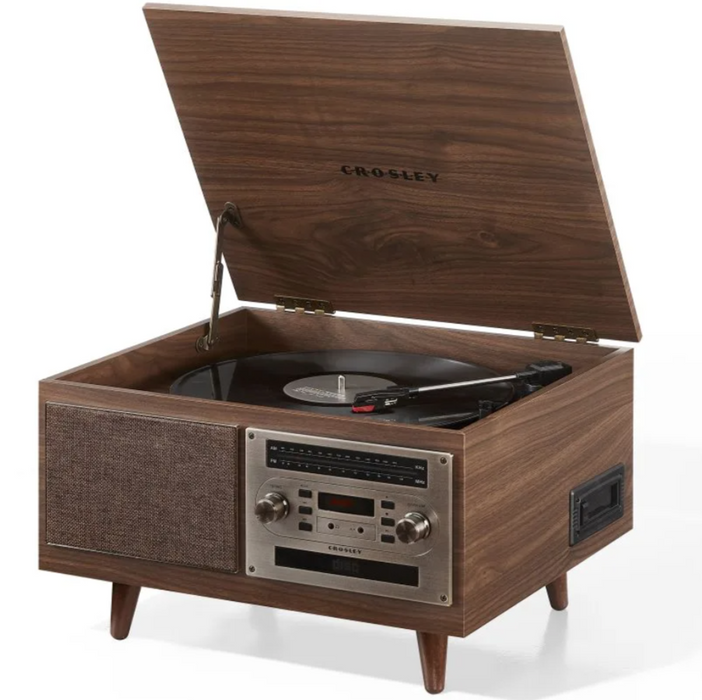 Serenade 8-In-1 Record Player In Walnut