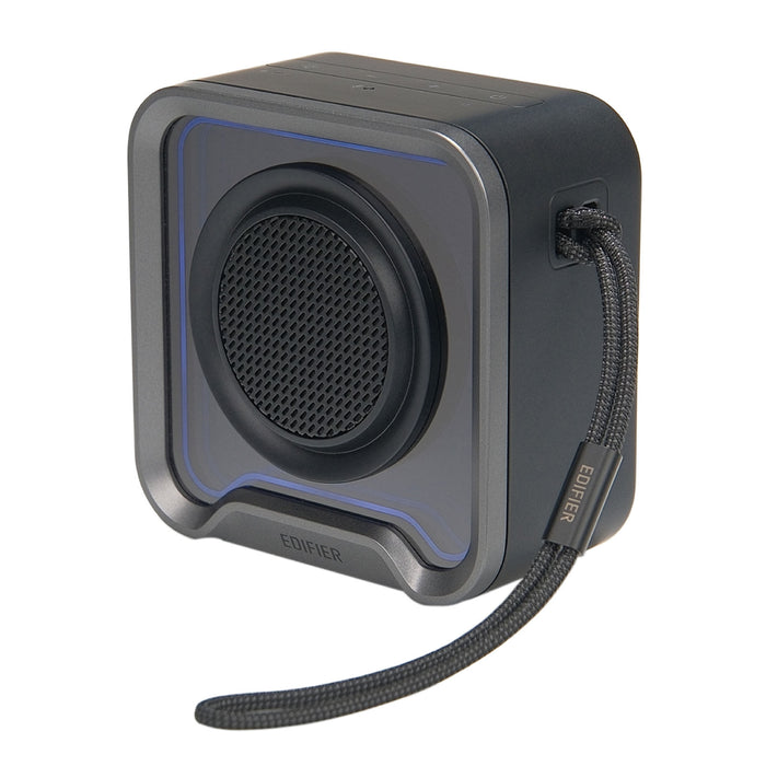 Edifier Portable Bluetooth Speaker, IP67 Waterproof and Dustproof with Deep Bass, Built-in Microphone 12H Playtime Bluetooth 6.0, Ambient Light for Outdoor Camping Travel Home Office