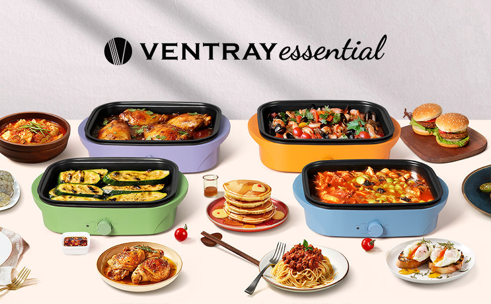 Ventray Essential Every Grill 12-In-1 Electric Indoor Grill