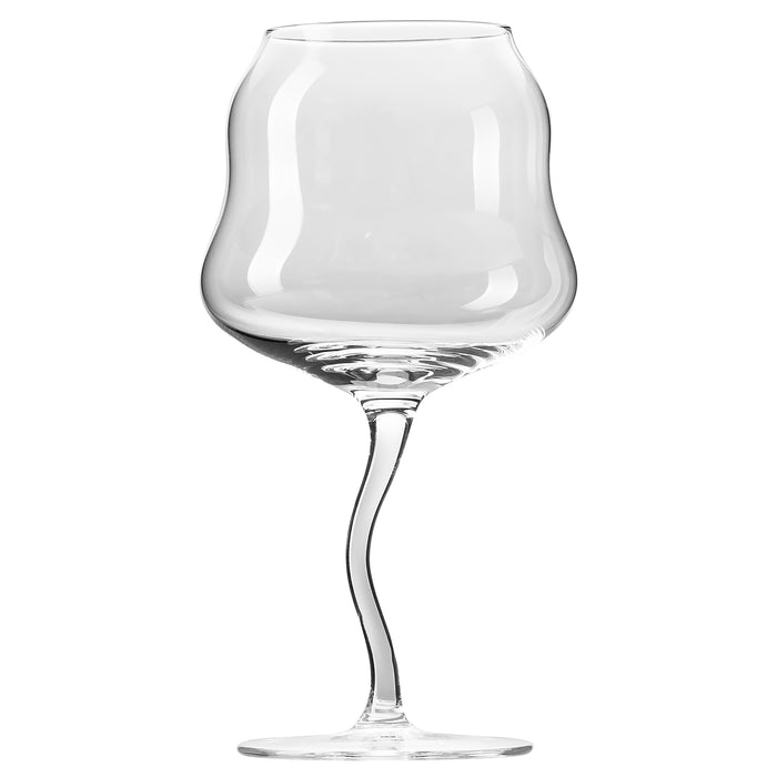 Ventray Home Glass Goblet - 500ml Stemmed Wine Glass - Transparent Color
