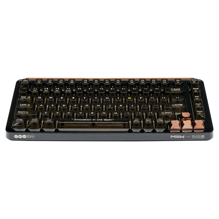 XIAOMI BLACK IO 83 Keys Custom Mechanical Gaming Keyboard, Space Gold