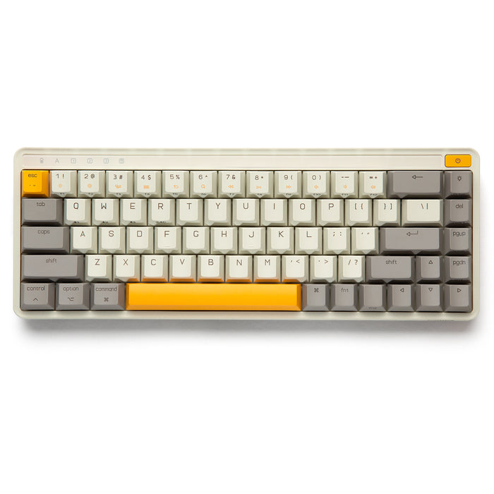 XIAOMI Z680 68 Keys 65% Mechanical Keyboard Gateron G Pro Yellow Switches, Autumn