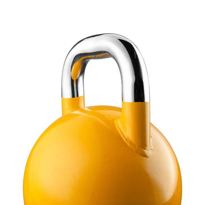 VENTRAY HOME 16kg/35.3lbs Cast Iron Fitness Kettlebell, Yellow