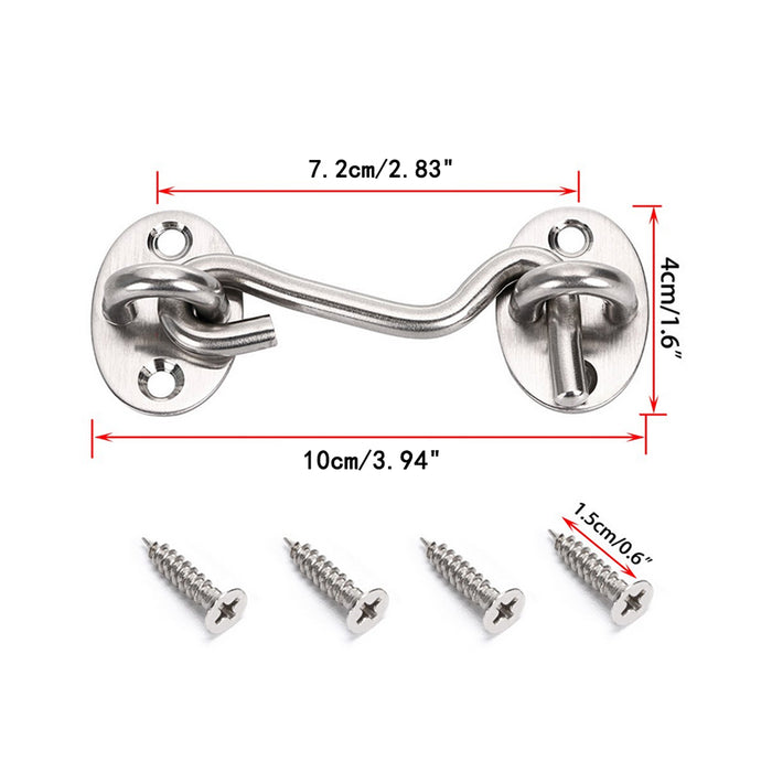 Repuhand 2Pcs 3 Inches Cabin Hook