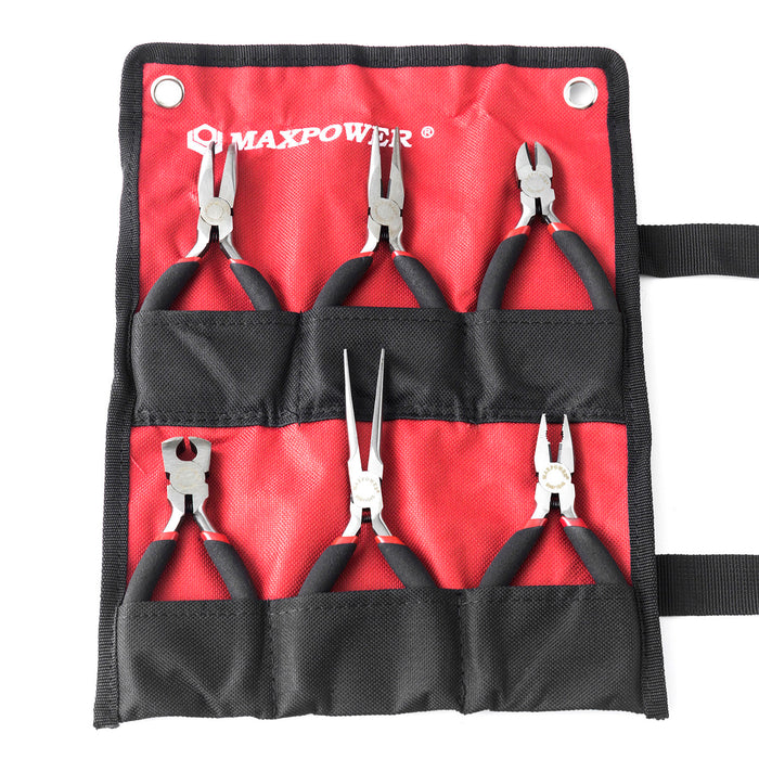 MAXPOWER 6-piece Mini Pliers 4.5-inch Set