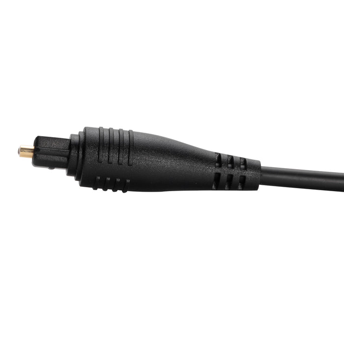Connect Edifier’s speakers with the TOSLINK to mini-TOSLINK cable 5’ /1.5m