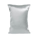 Natural Silk Pillowcase Queen Size - Silver