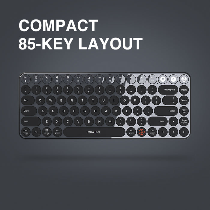 XIAOMI K06 Elite 85 Keys Wireless Bluetooth / 2.4G Keyboard for Mac and Windows