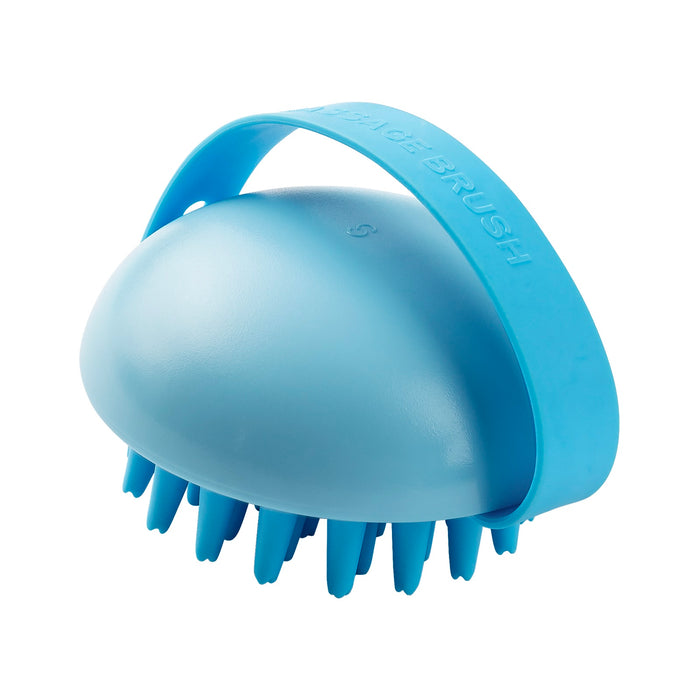 Wash Hair Comb Circular Blue